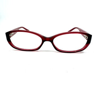 Coach Baila‎ 2034 PinkTransparent Oval Eyeglasses Frames 50-15 135 H12153